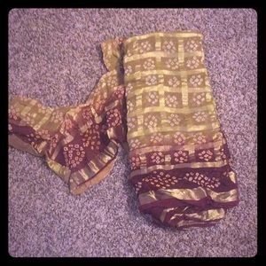 Georgette Chundri print saree with blouse